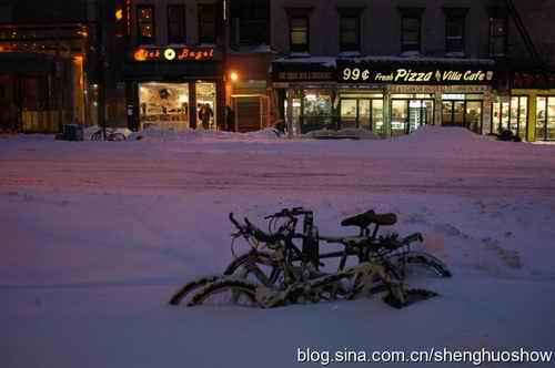 留学美国遭遇暴风雪袭击 纽约城“废了”(组图) 