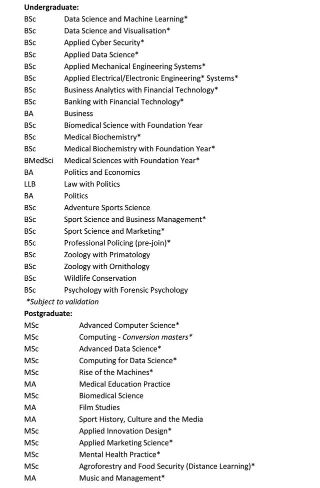 英国大学2019/2020最新申请信息更新汇总