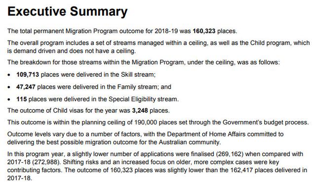 2019财年澳洲移民大数据！来源国前三印度、中国、英国，美国第十