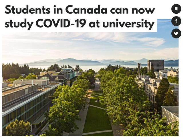 加拿大UBC大学推出新冠疫情课程，秋季学期名额已被抢空